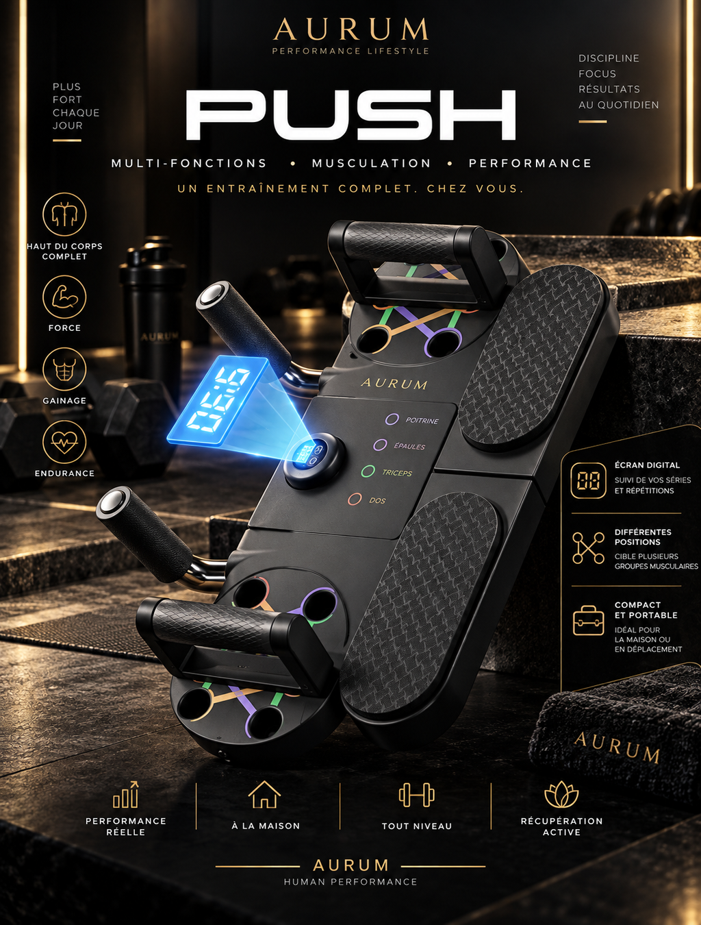 AURUM PUSH — visuel principal