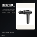 AURUM RECOVER — pistolet de massage brushless noir