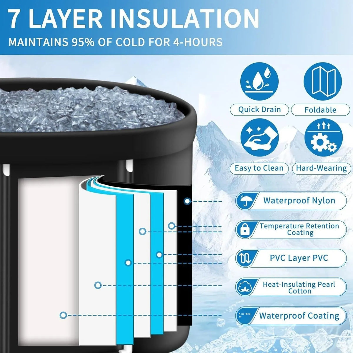 AURUM COLD — Bain froid pliable